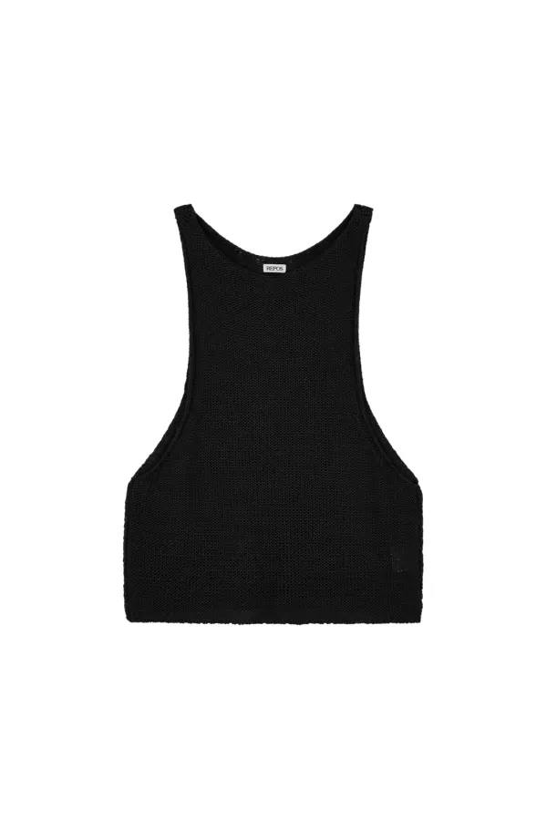 REVERSE PAPER KNIT (BLACK)