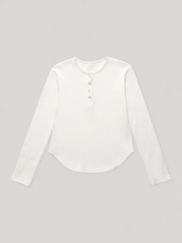 Ren Waffle Tee Ivory (4th)
