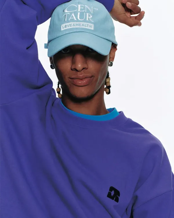 CENTAUR EMBLEM SWEATSHIRT_PURPLE