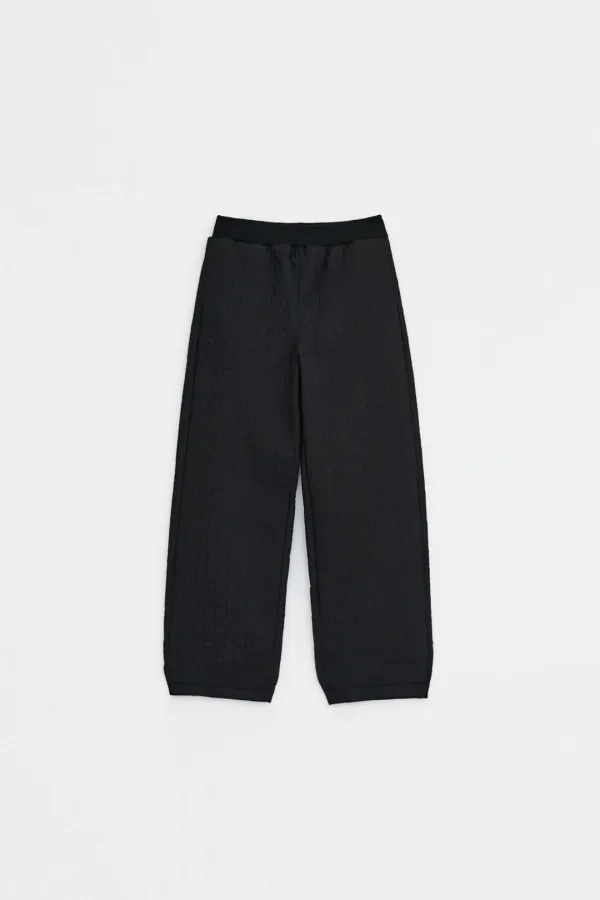 HEART STITCHED PADDING PANTS