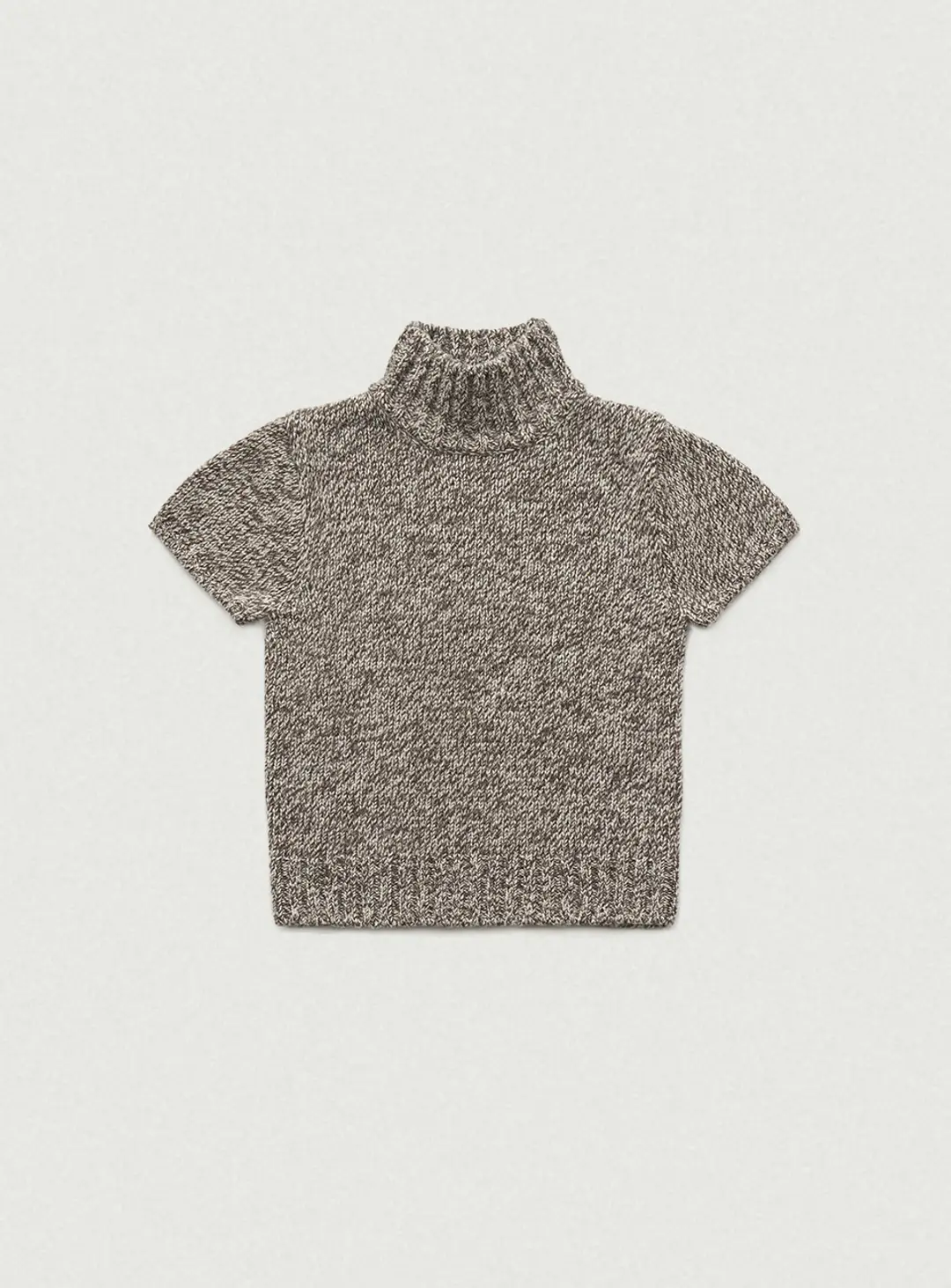 Melange Half Turtleneck Knit Sweater