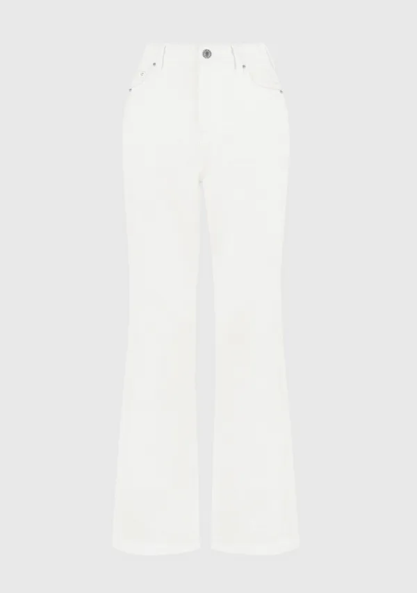 2nd) Victoria Flared Denim White