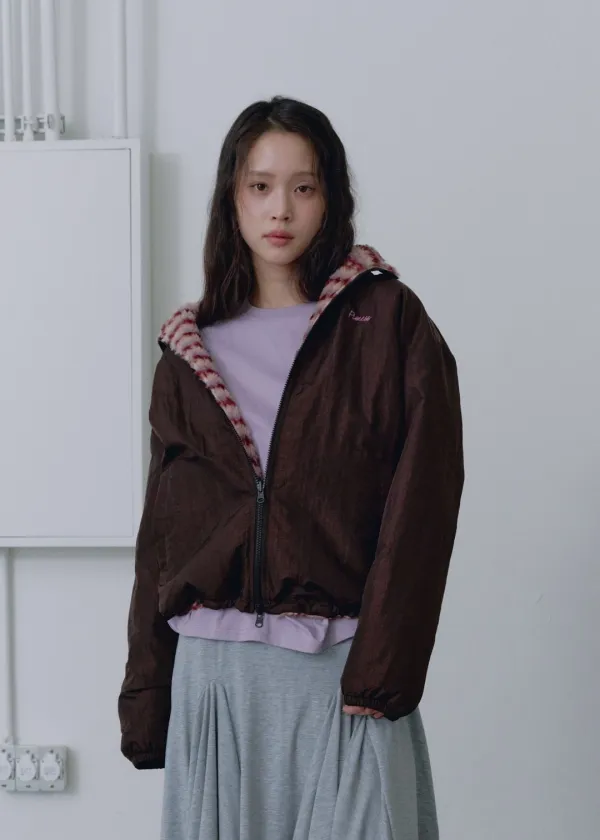[10/20 예약배송] Reversible Fleece Jacket_Brown
