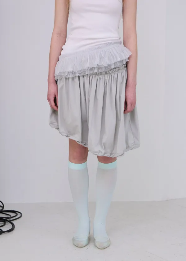BALLOON SKIRT (GREY)