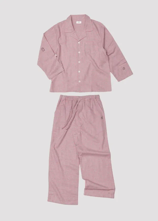 PAJAMA FLANNEL PINK CHECK
