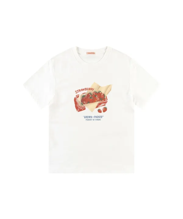 A3614 Strawberry 티셔츠_White