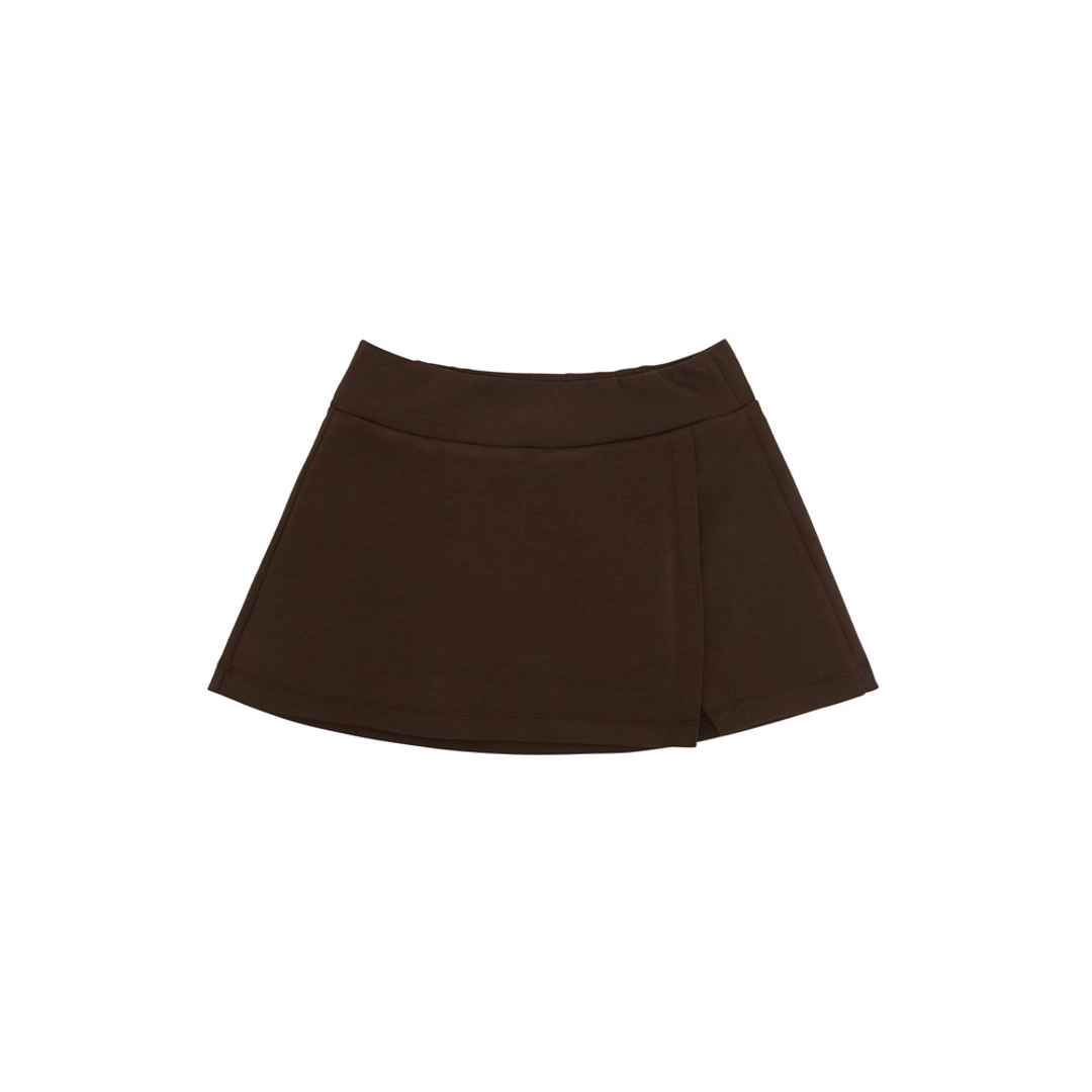 피브비 Slit Mini Skirt (chocolate brown) 상품 이미지 1