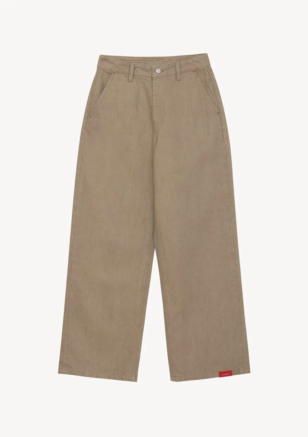 문달 Grain Selvedge Denim in Beige 상품 이미지 1