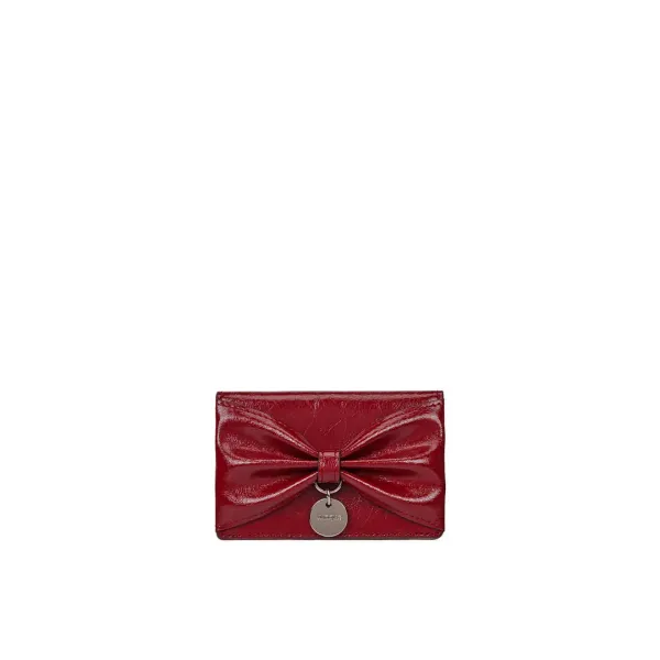 Toque Balaca Card Wallet (토크 발라카 카드지갑) Berry Red