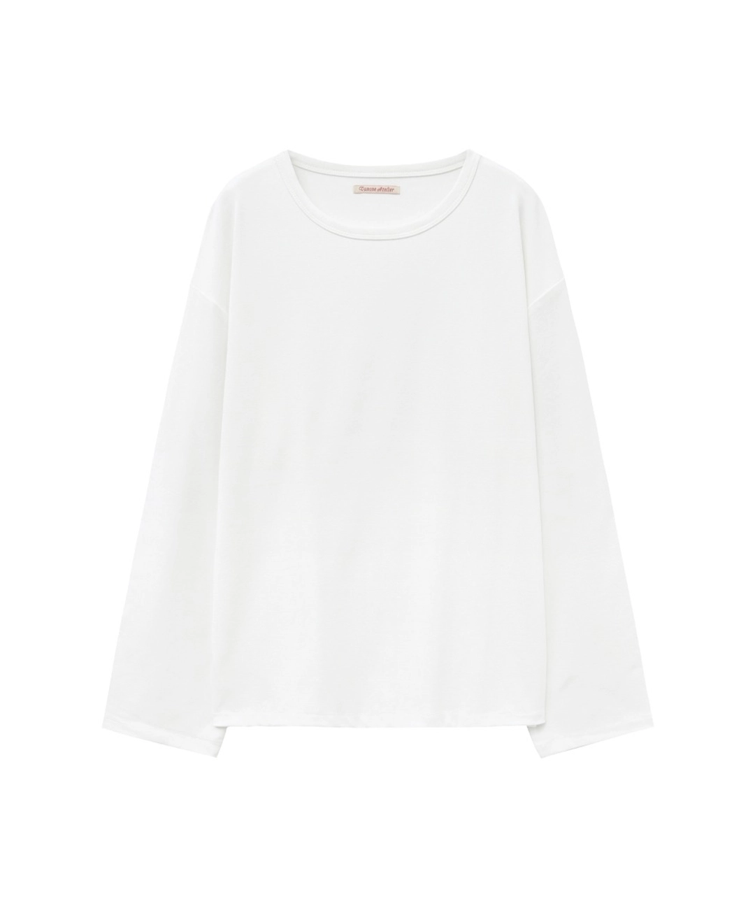 반원 아뜰리에 A3553 에센셜 롱 슬리브_White 상품 이미지 1