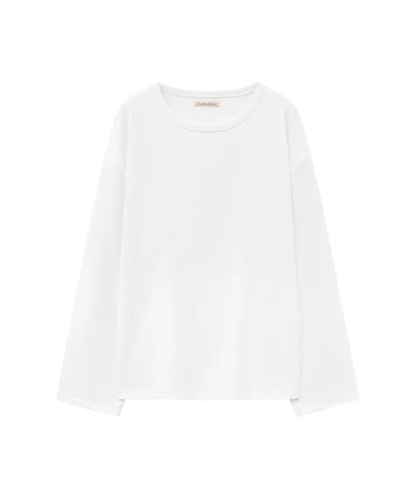 A3553 에센셜 롱 슬리브_White
