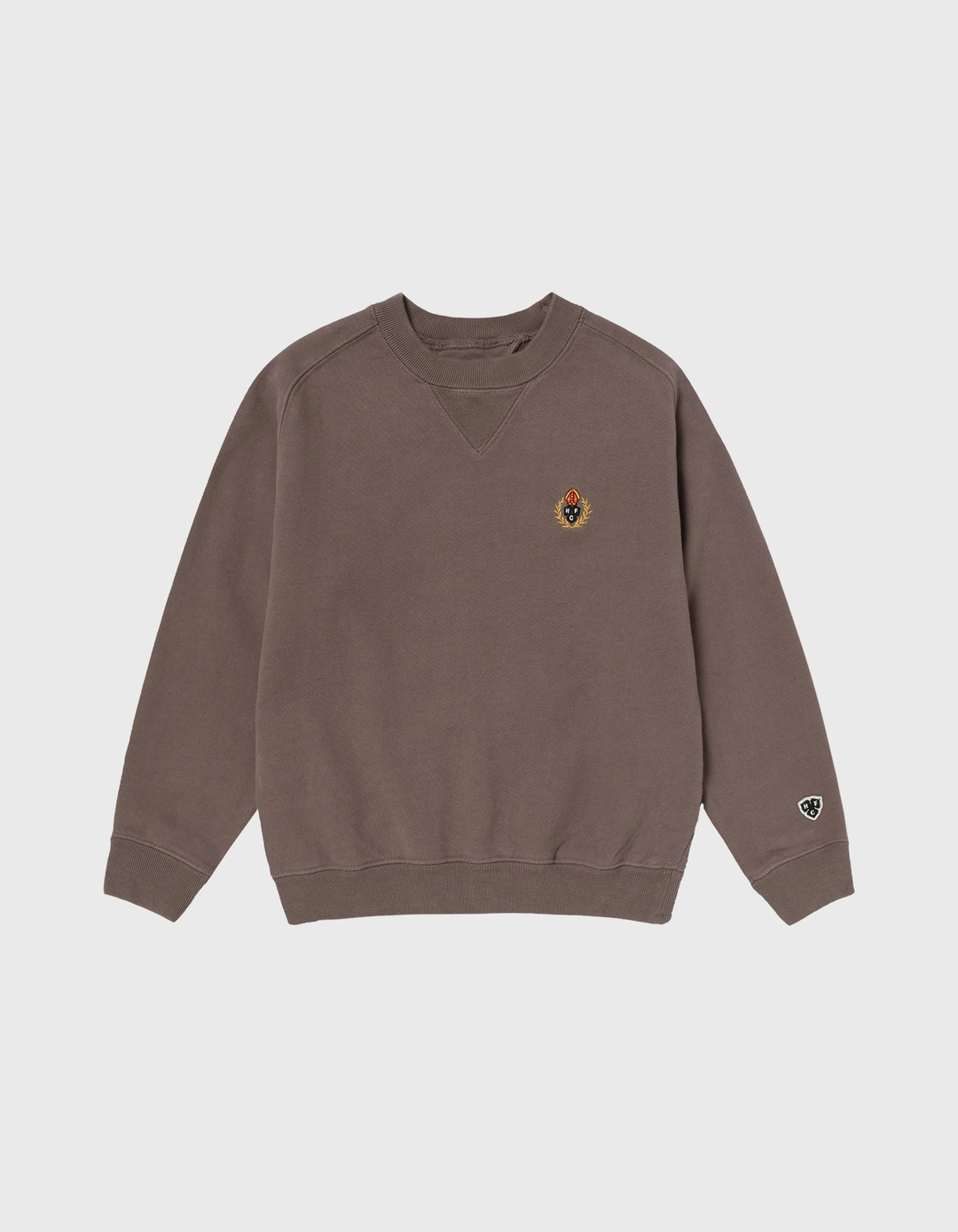 헤리티지플로스 CHILDREN WASHED 221 CREWNECK / Maroon 상품 이미지 1