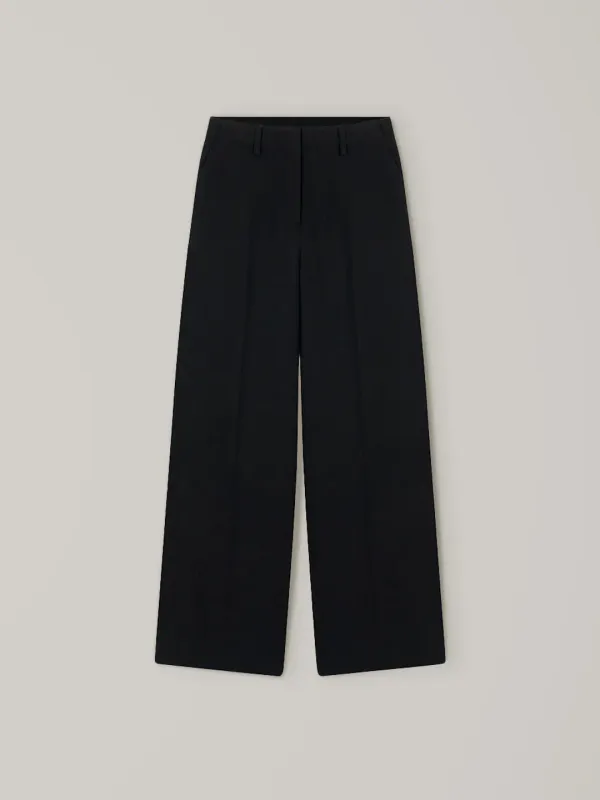 Add Wool Slacks - Black