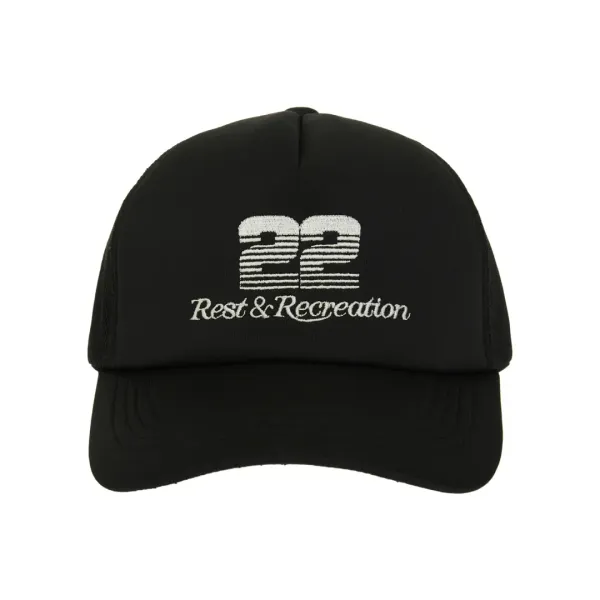 22 MESH CAP - BLACK