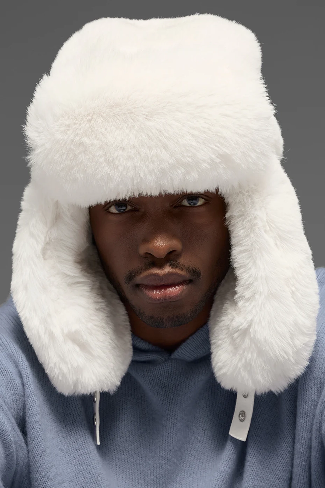 알로요가 Faux Fur Starstruck Hat - Ivory 상품 이미지 2