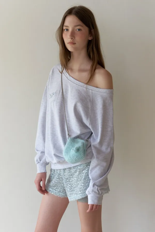 Bell Sweatshirt (Melange Grey)