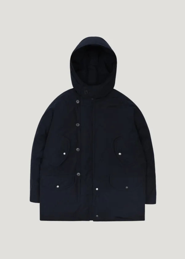 [3rd] Down Hooded Parka Jacket_Navy