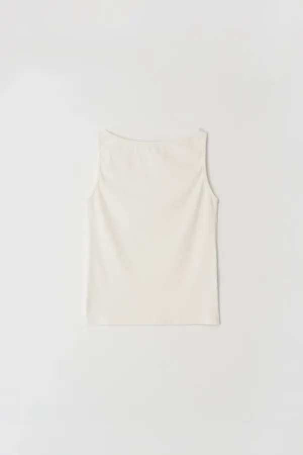 [4th] Boat Neck Sleeveless