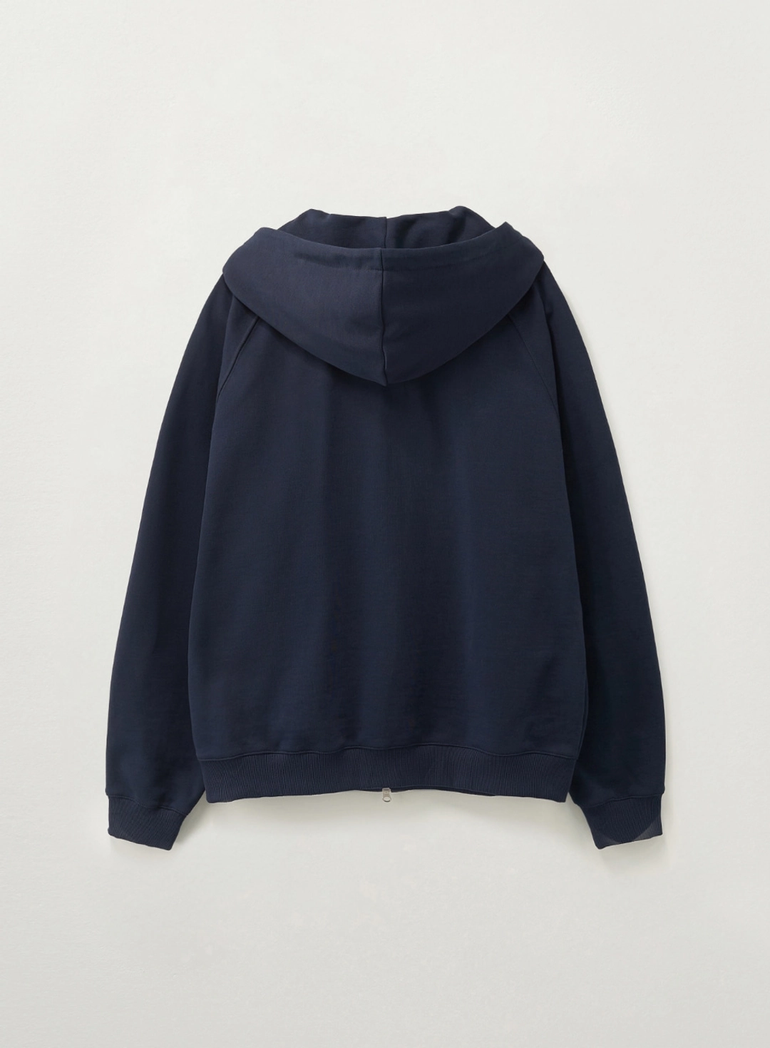 세터 [RIIZE\'s Pick] Loren Small Logo Hood Zip-up - Navy 상품 이미지 3