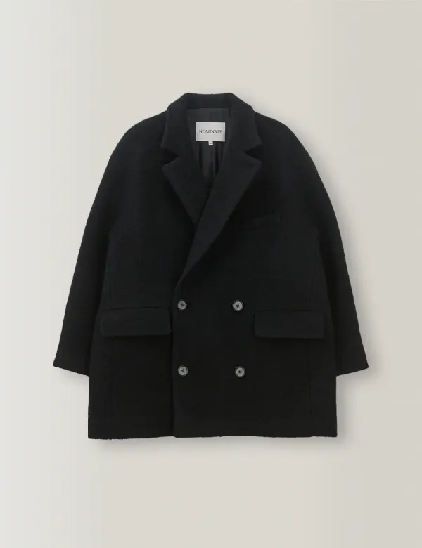 Noel Boucle Halfcoat (Black)