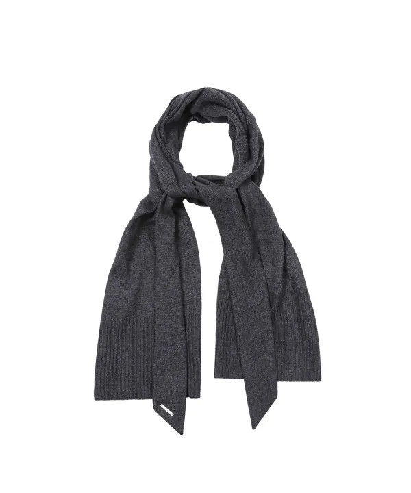 [레이 PICK] Two tie detail muffler CHARCOAL