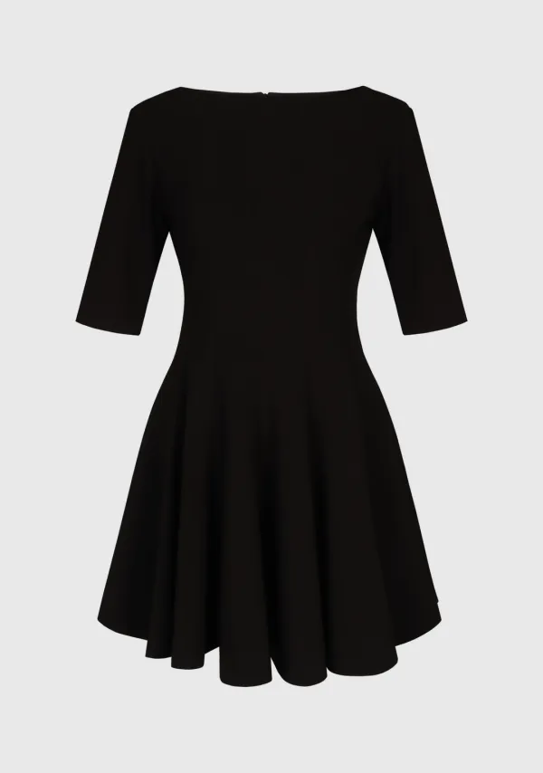 Curve Line Flare Dress