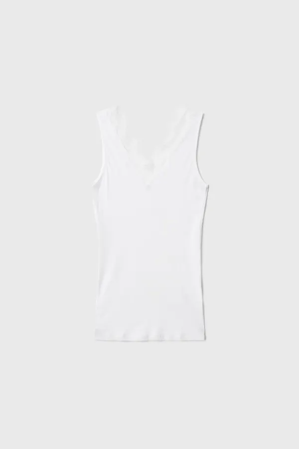 Lace Sleeveless (White)