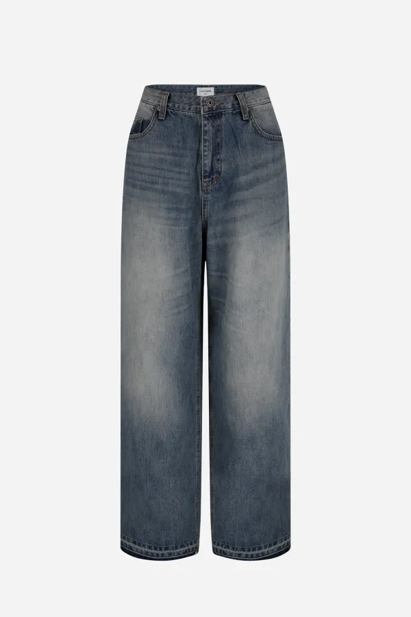 25FW cat brush denim jeans