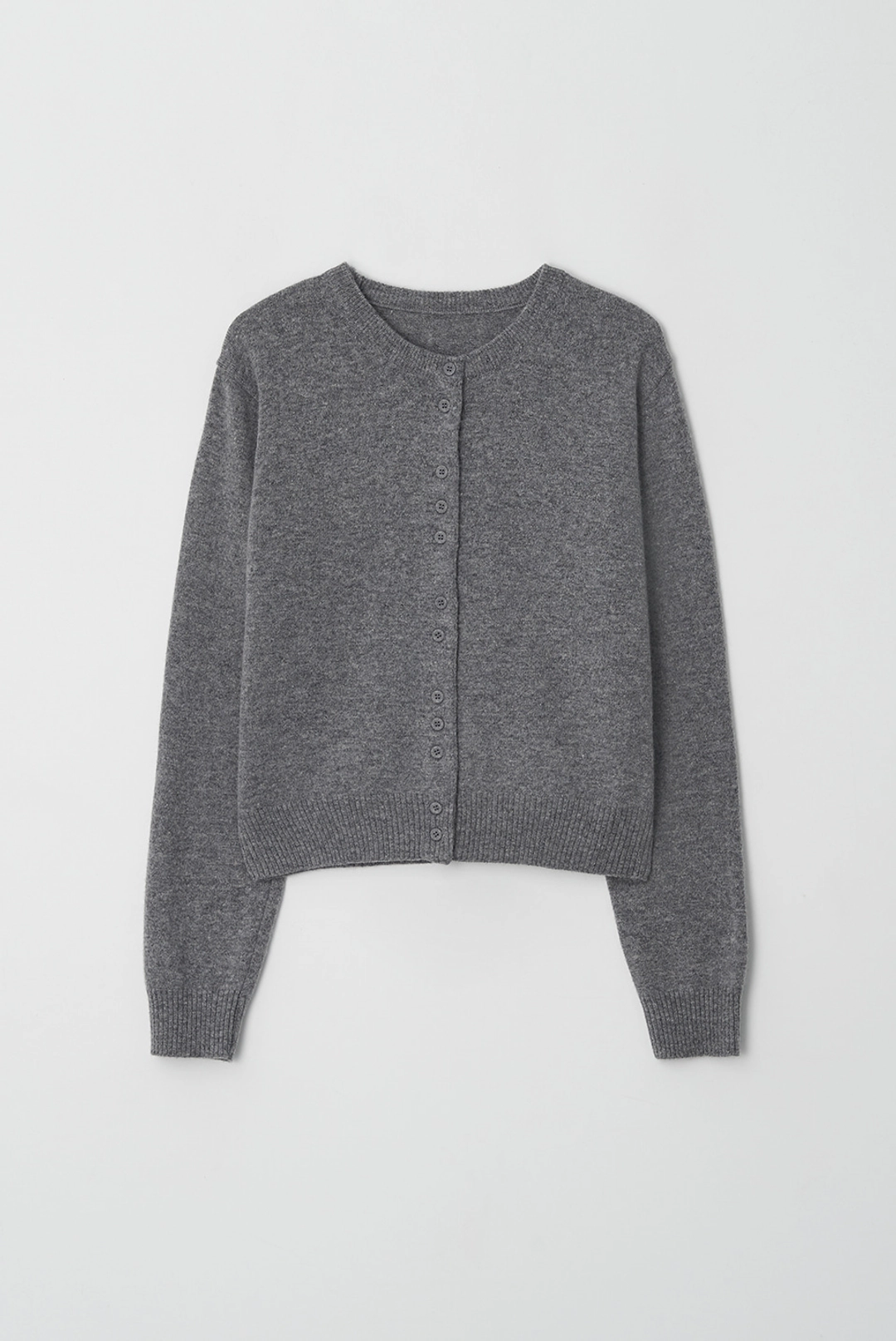 브렌다 브렌든 fine wool cardigan - charcoal 상품 이미지 1