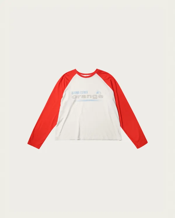 (4차) Orange Raglan Tee [Ribbonbit X Meen Kyung Kim]
