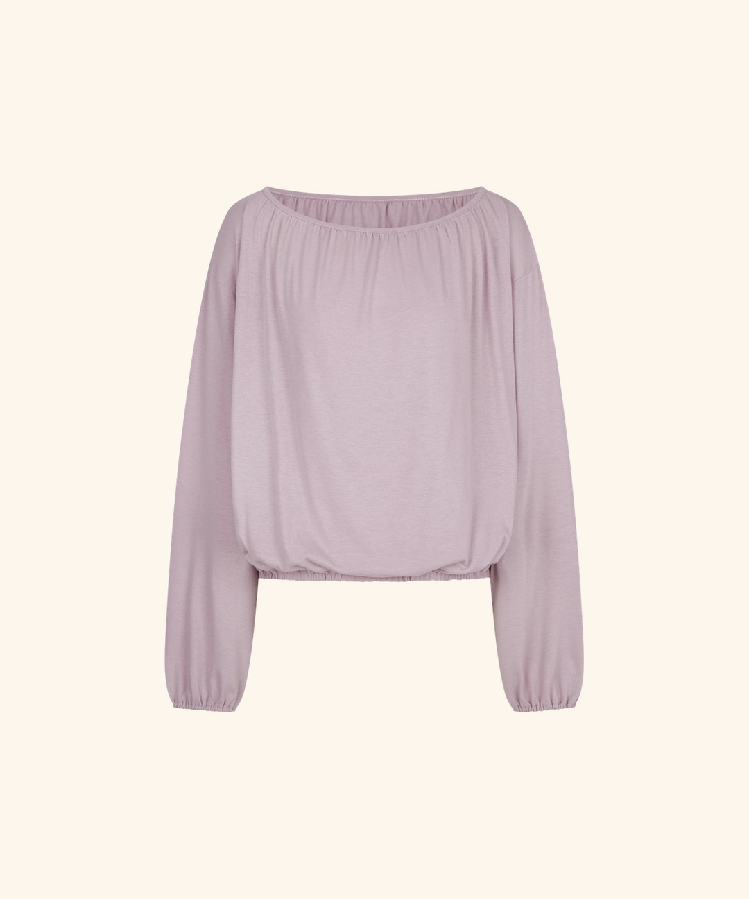 레터프롬문 Softy Boat Neck Banded T-Shirt (Pink) 상품 이미지 1