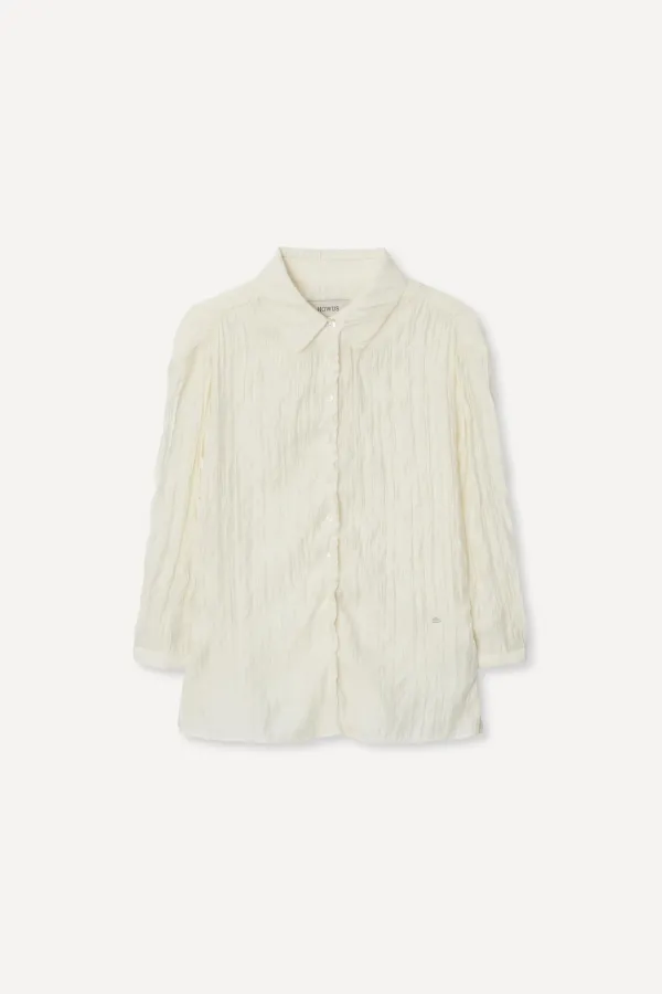 Relief 3/4 Sleeve Blouse