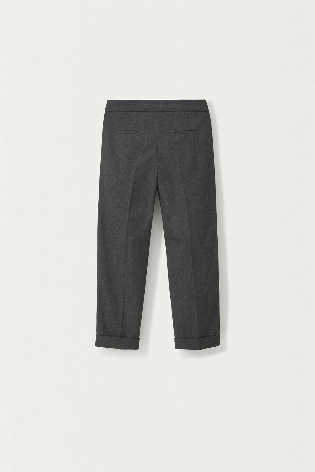 낫띵리튼 Ellis cuff wool pants (Deep gray) 상품 이미지 2