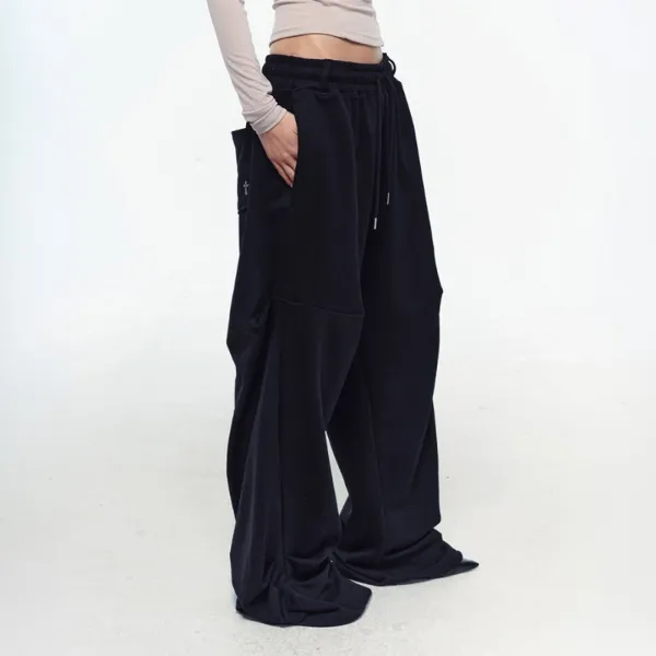 SLOUCHY SWEATPANTS (BLACK)