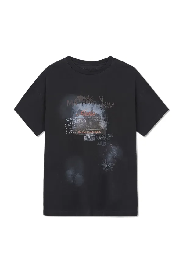 MATIN LNY 26 PIGMENT LOGO TOP IN CHARCOAL