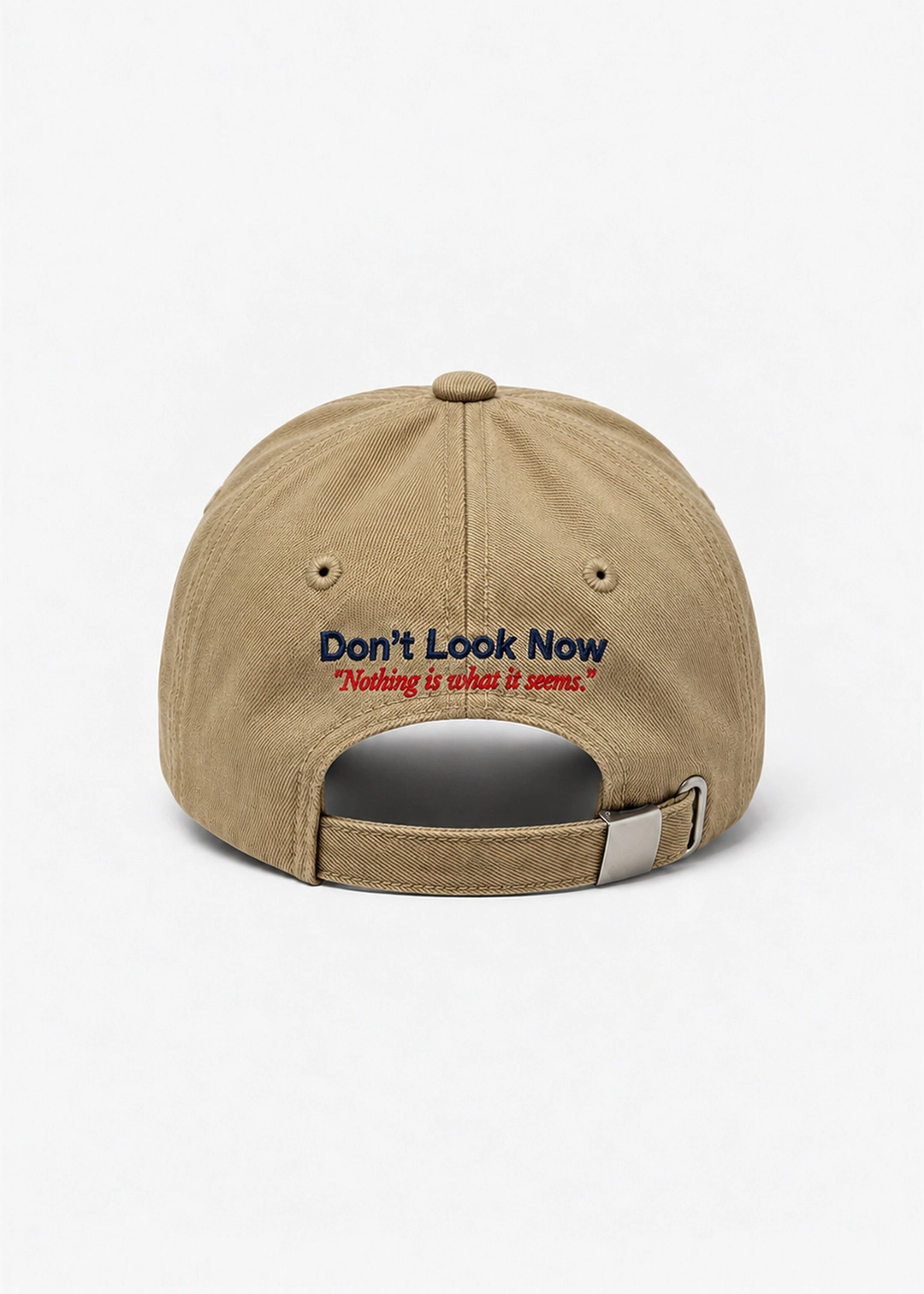 노이스 BIO WASHED BALL CAP - BEIGE 상품 이미지 3