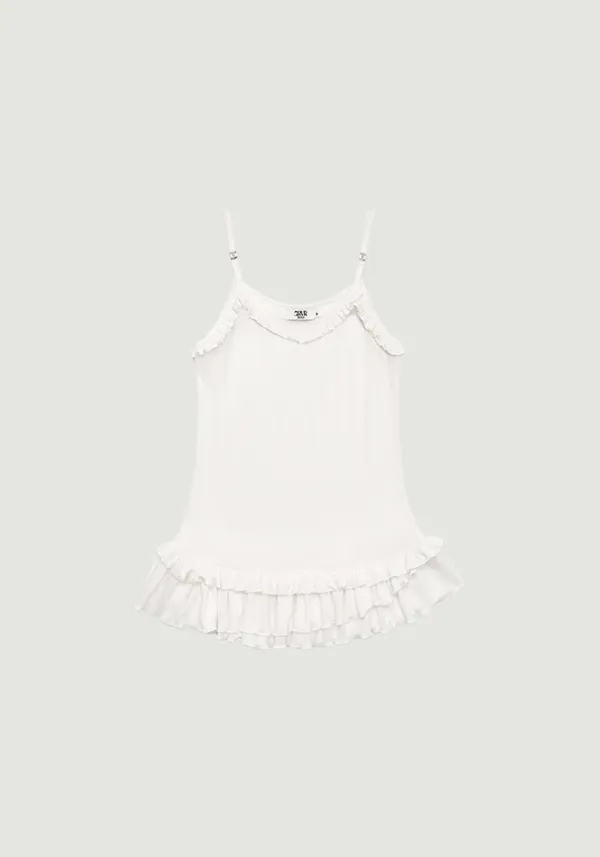 LIV FRILL SLEEVELESS