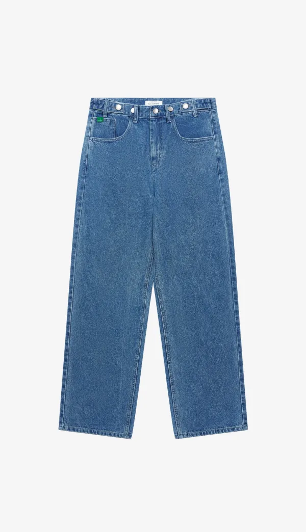 281. Snap Jean _ Medium Blue