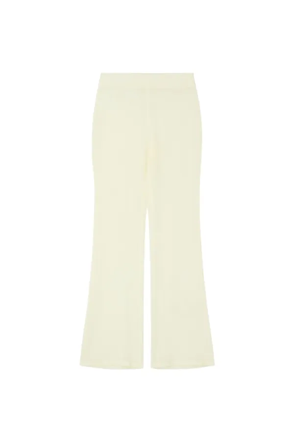 Crinkle trousers - White