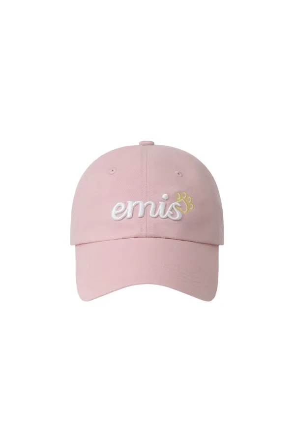 LETTERING LOGO BALL CAP-PINK