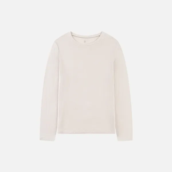 SITP5253 실키 루즈 핏 티셔츠_Light beige