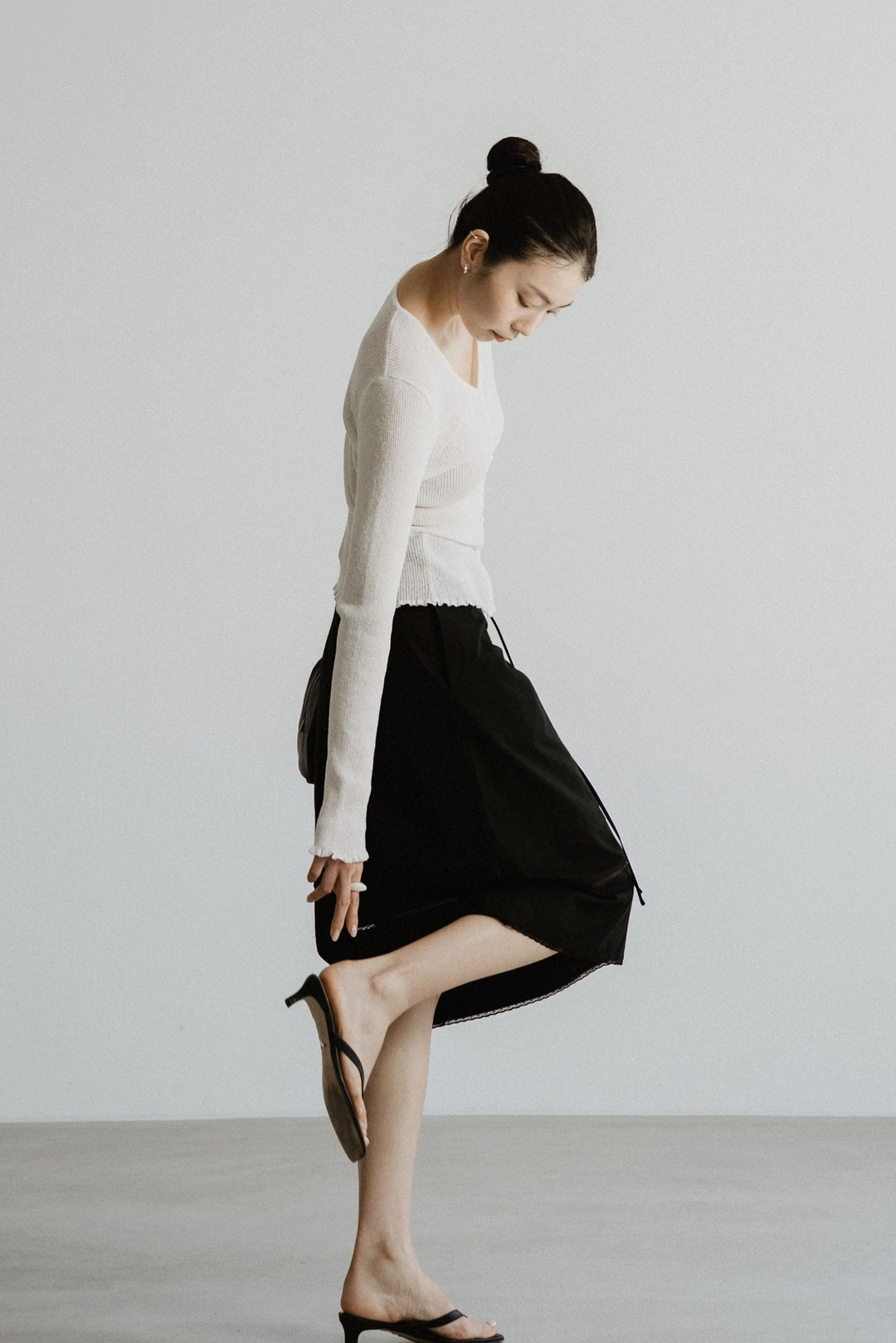 스앨더 26633_Jenny cotton-blend midi skirt 상품 이미지 1