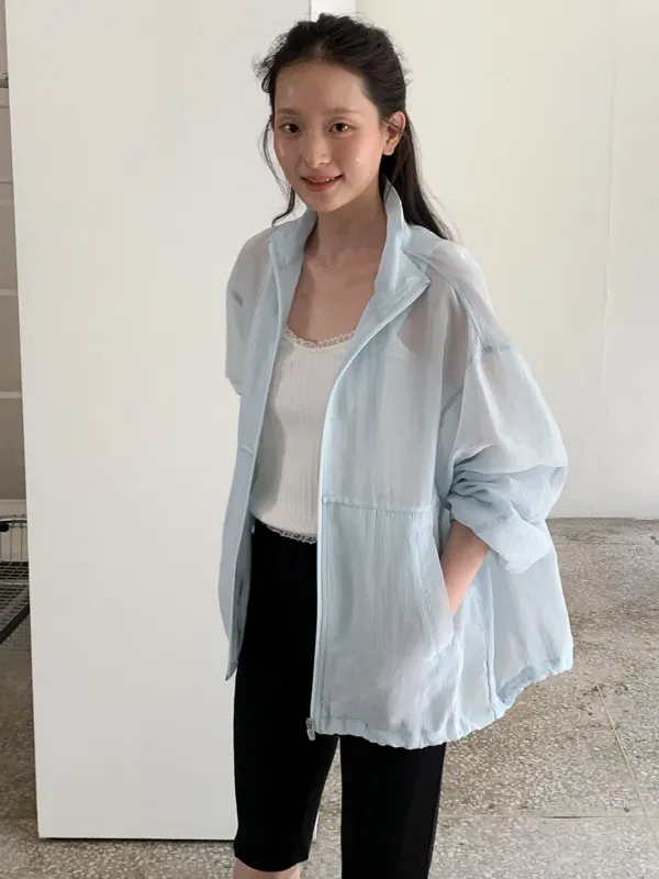 SHEER WINDBREAKER - SKBLUE