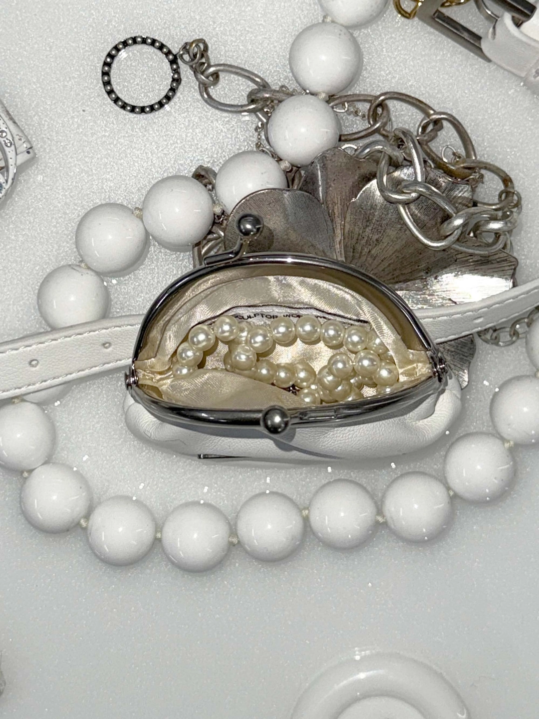 스컬프터 I Shell Coin Purse Matte White 상품 이미지 3