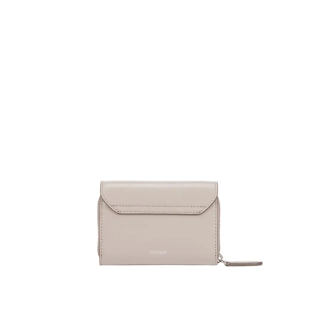 분크 [아울렛] [RENEWAL] Perfec Essence Zipper Card Wallet (퍼펙 에센스 지퍼 카드지갑) Oat Beige 상품 이미지 2