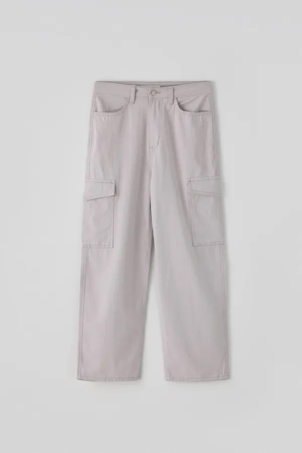 (1st re-stock) T/T Sunset cargo pants (lavender)