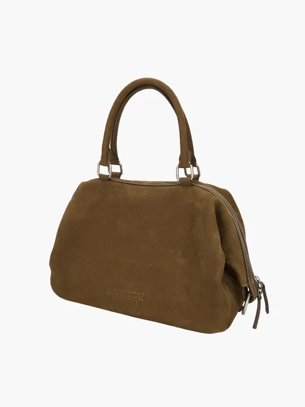 DUMPLING TOTE_chestnut nubuck