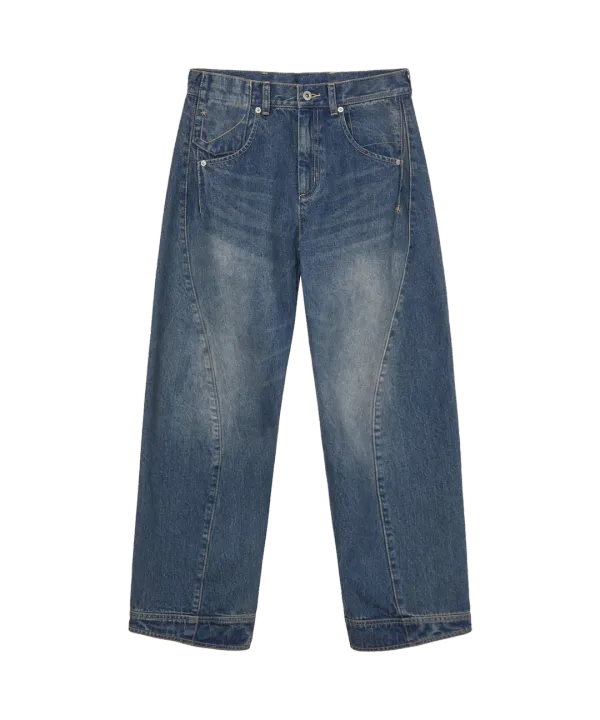 POCKET PATCHWORK ENGINEERED PANTS [LIGHT BLUE]
