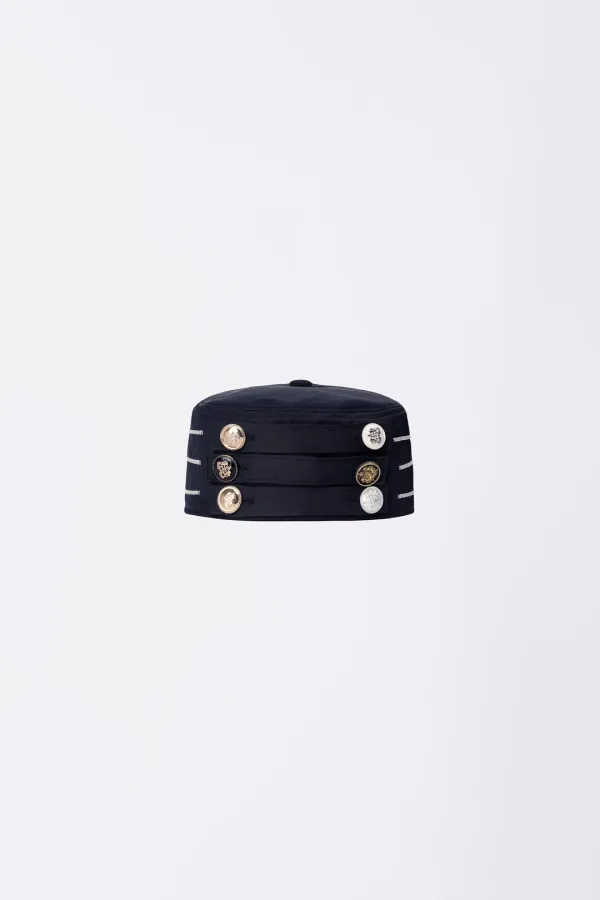Marine Pillbox Hat Navy