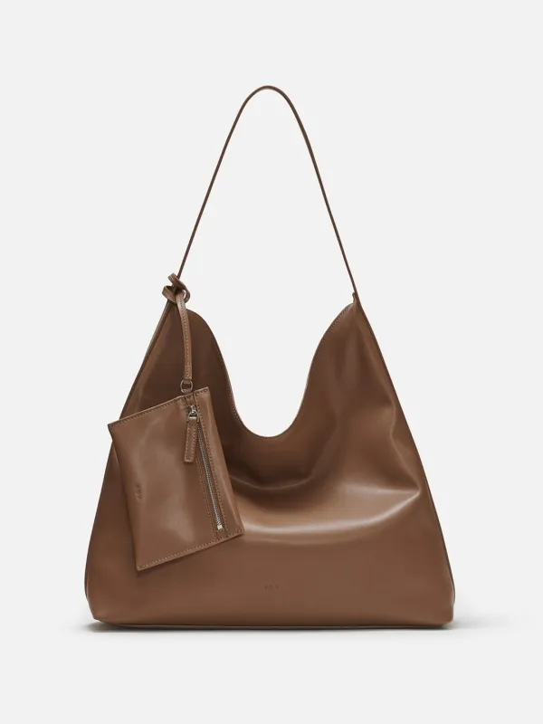 Pulpy hobo bag Toasted caramel